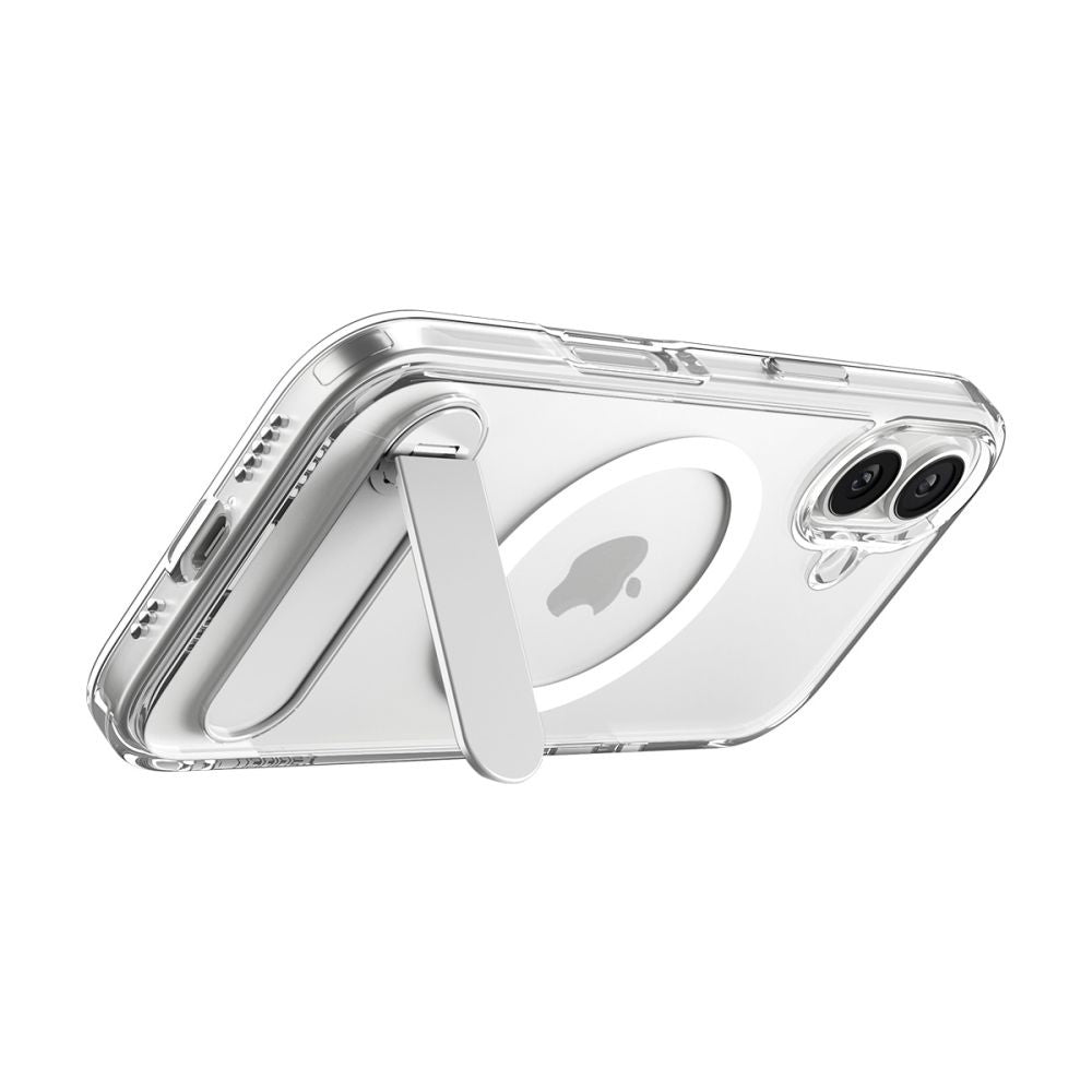 Etui MagSafe dla Apple iPhone 17, Spigen, Ultra Hybrid S, Przezroczyste