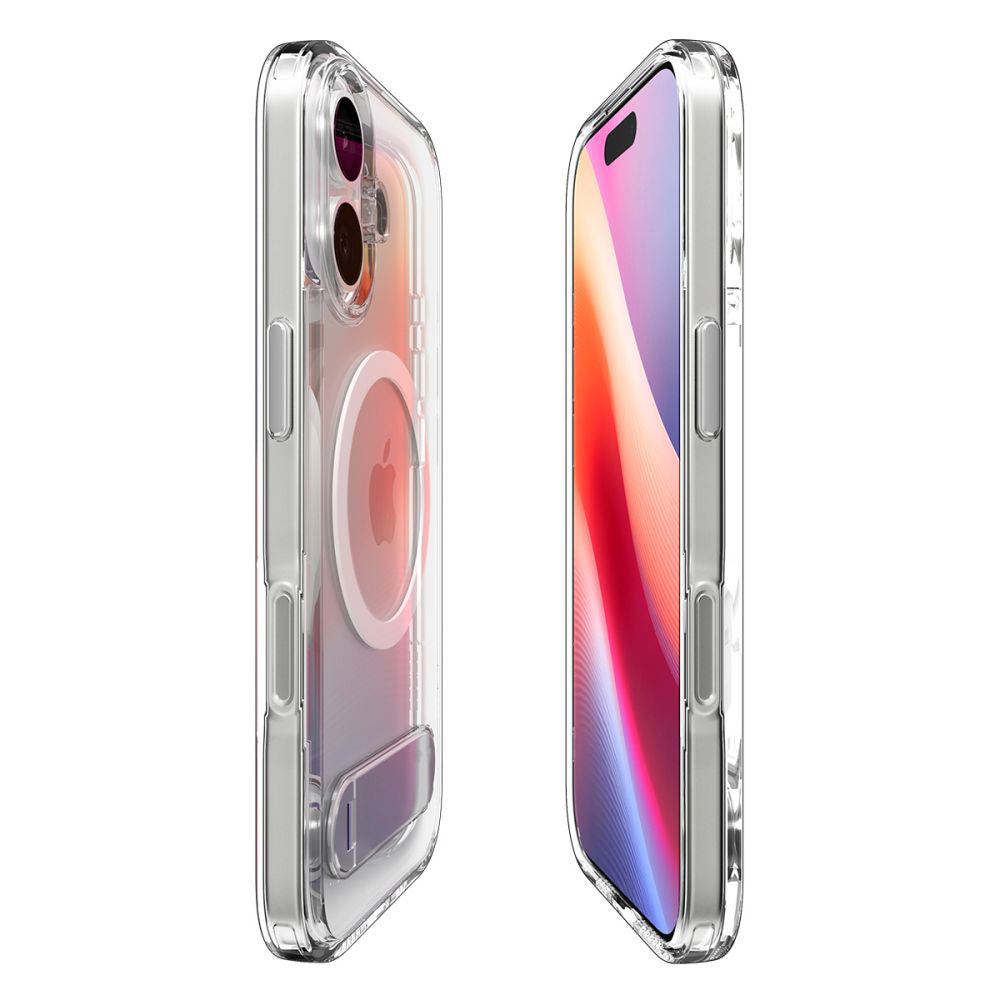 Etui MagSafe dla Apple iPhone 17, Spigen, Ultra Hybrid S, Przezroczyste