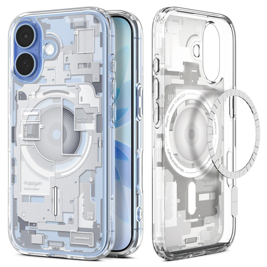Etui MagSafe dla Apple iPhone 17, Spigen, Ultra Hybrid Zero One, Białe