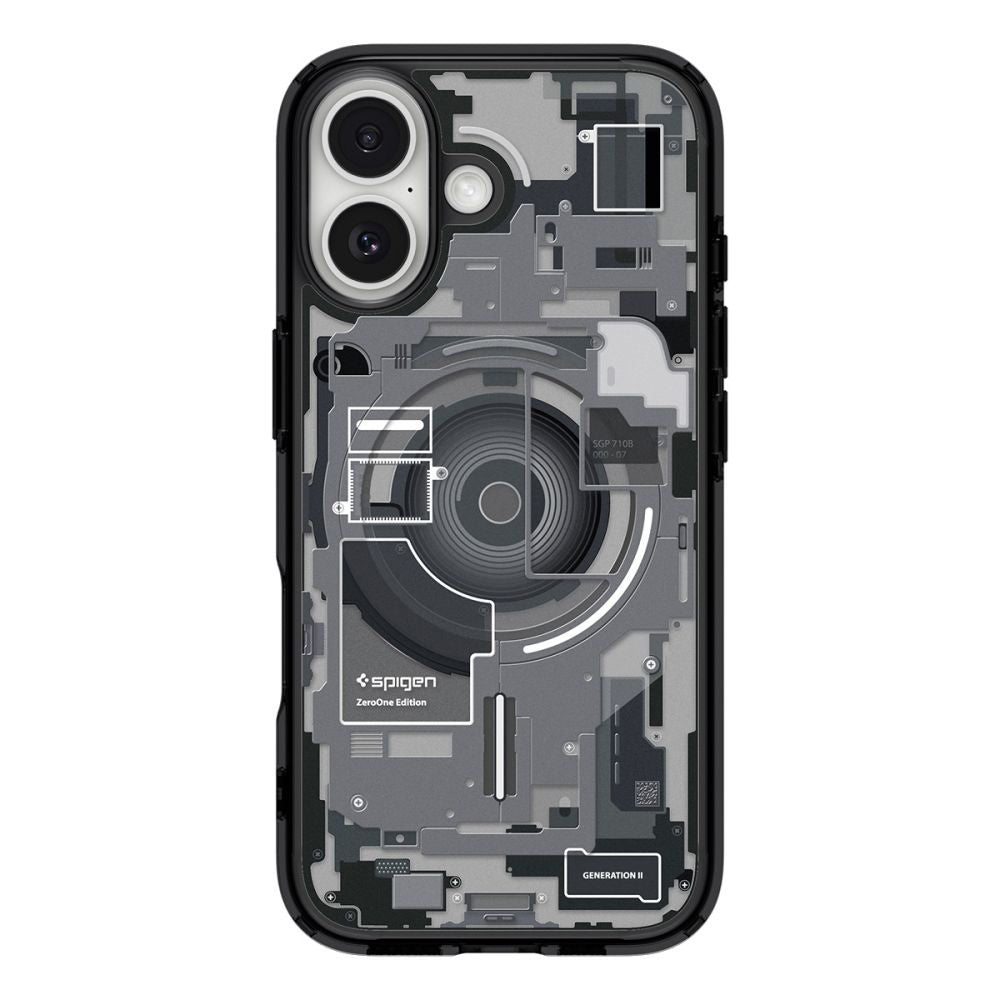 MagSafe Case for Apple iPhone 17, Spigen, Ultra Hybrid Zero One, Black