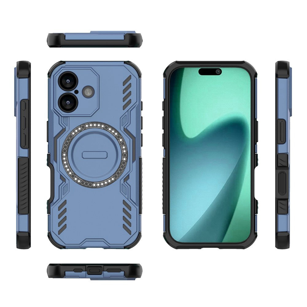 Etui MagSafe dla Apple iPhone 17, Techsuit, ArmorMag, Niebieskie
