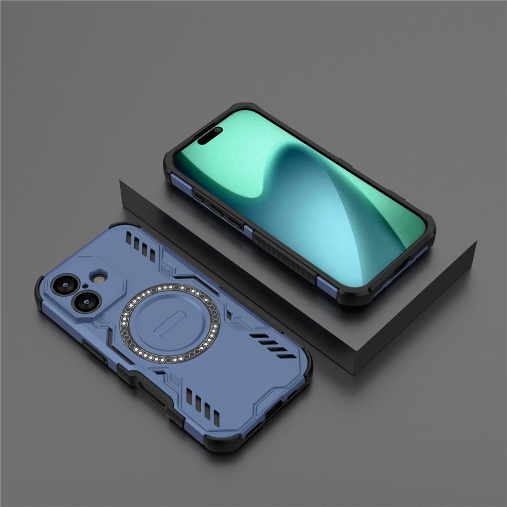 Etui MagSafe dla Apple iPhone 17, Techsuit, ArmorMag, Niebieskie