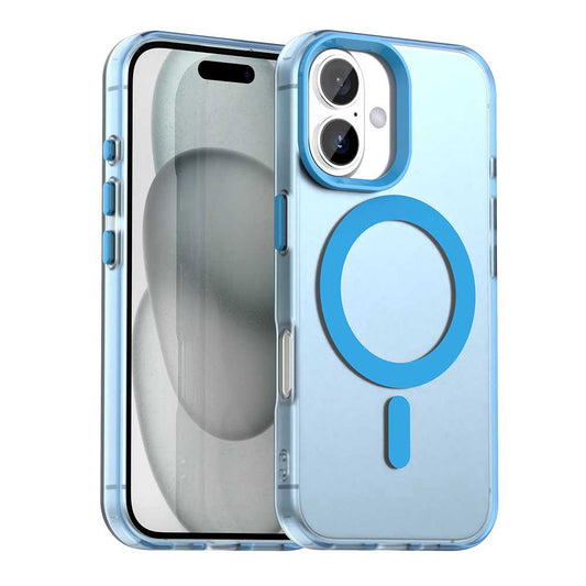Etui MagSafe dla Apple iPhone 17, Techsuit, CandyCase, Niebieskie