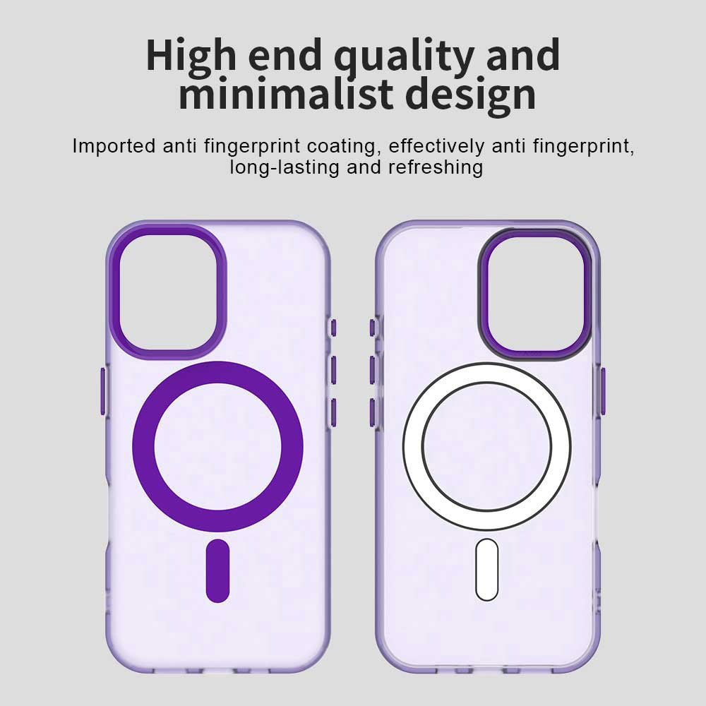 Etui MagSafe dla Apple iPhone 17, Techsuit, CandyCase, Fioletowy