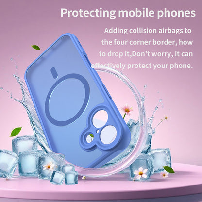 Etui MagSafe dla Apple iPhone 17, Techsuit, HaloFrost II, Niebieskie