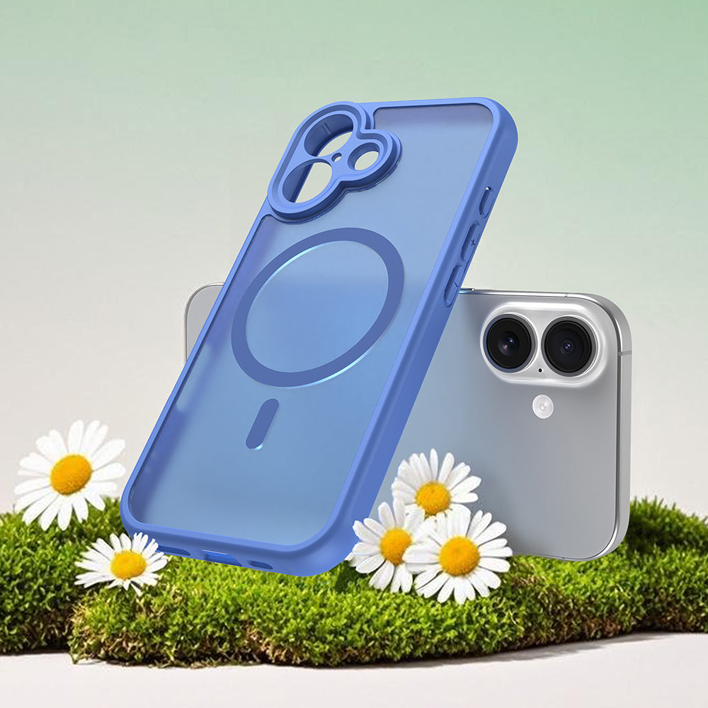 Etui MagSafe dla Apple iPhone 17, Techsuit, HaloFrost II, Niebieskie