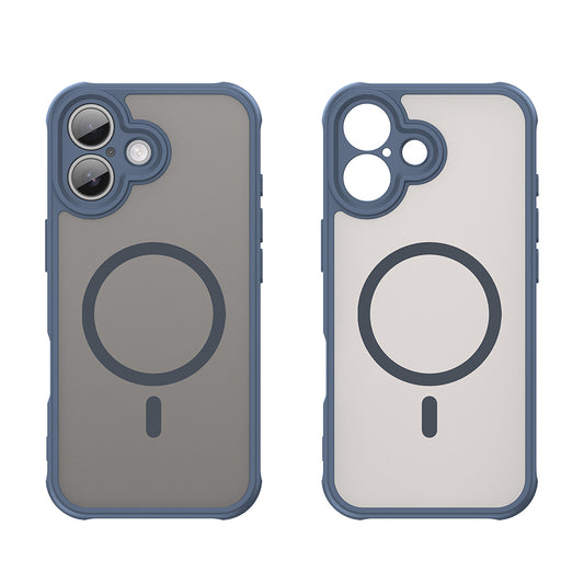 Etui MagSafe dla Apple iPhone 17, Techsuit, HaloFrost II, Granatowy