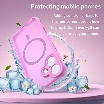 Etui MagSafe dla Apple iPhone 17, Techsuit, HaloFrost II, Różowy