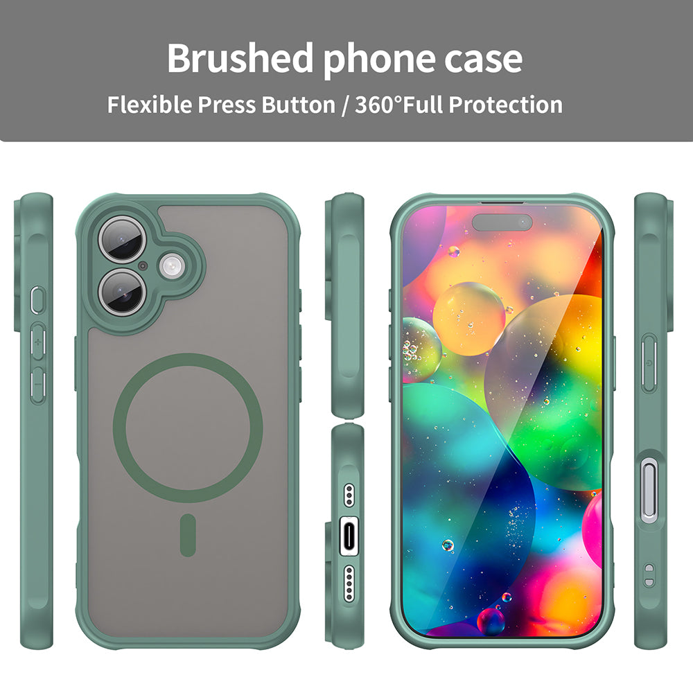 Etui MagSafe dla Apple iPhone 17, Techsuit, HaloFrost II, Zielony