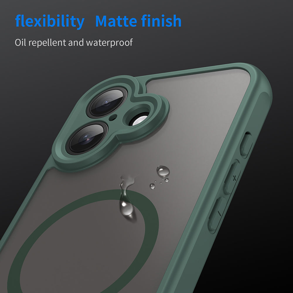 Etui MagSafe dla Apple iPhone 17, Techsuit, HaloFrost II, Zielony