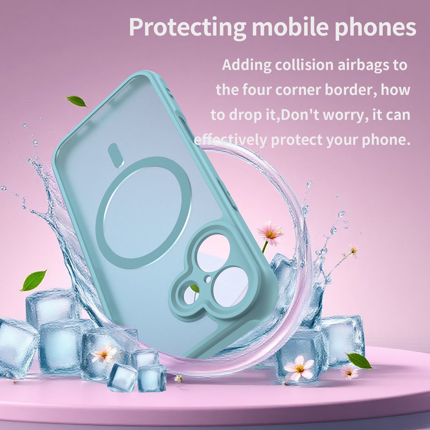 Etui MagSafe dla Apple iPhone 17, Techsuit, HaloFrost II, Jasnozielone