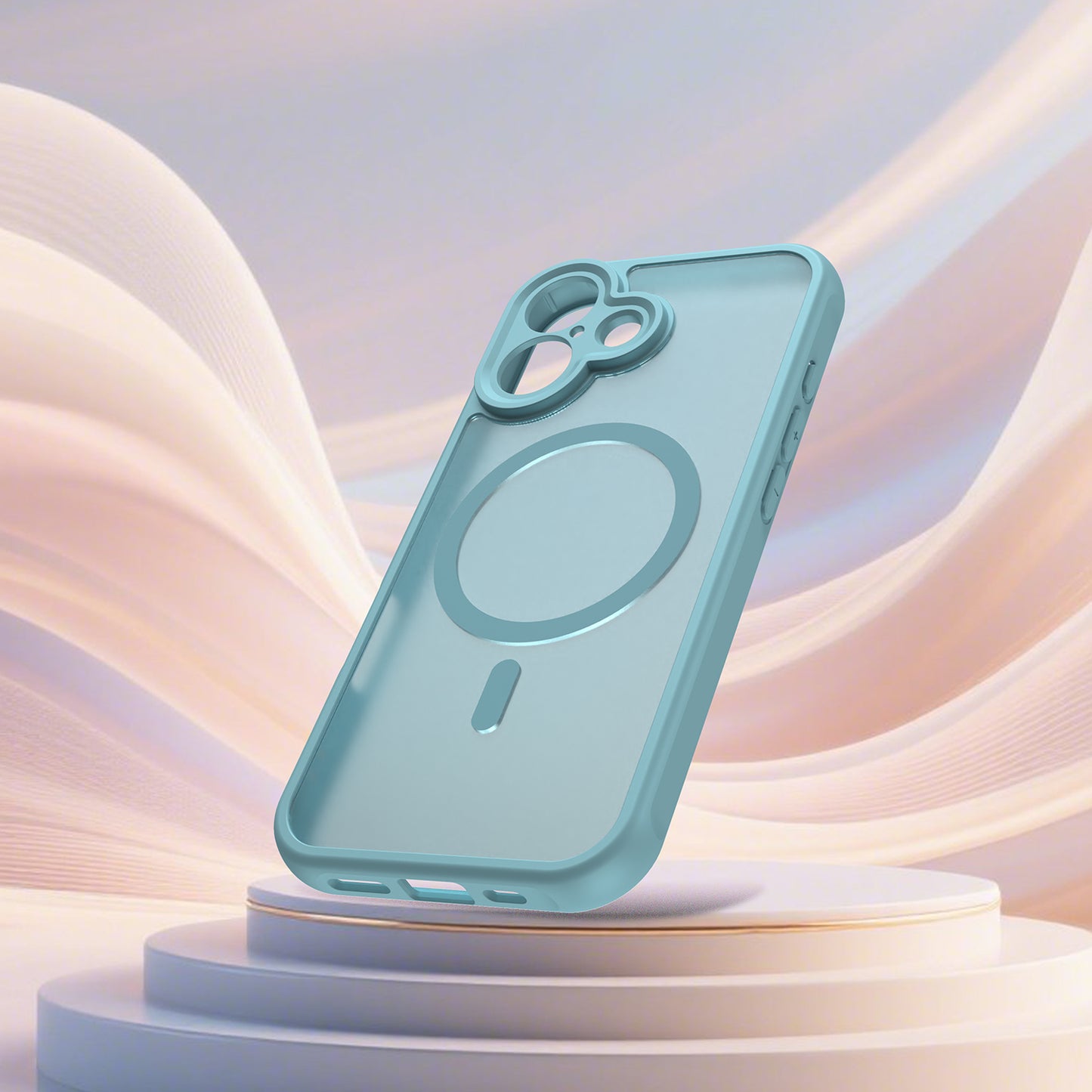 Etui MagSafe dla Apple iPhone 17, Techsuit, HaloFrost II, Jasnozielone