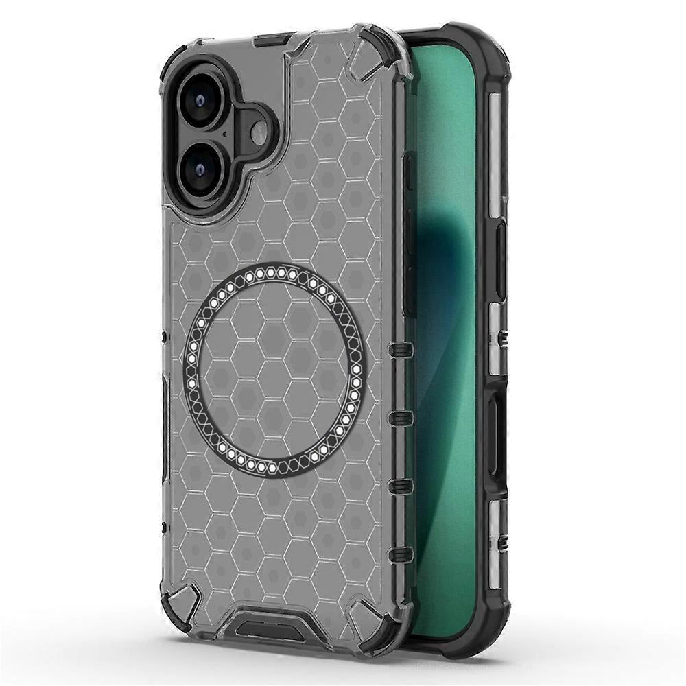 Etui MagSafe dla Apple iPhone 17, Techsuit, HoneyComb Shield, Czarne