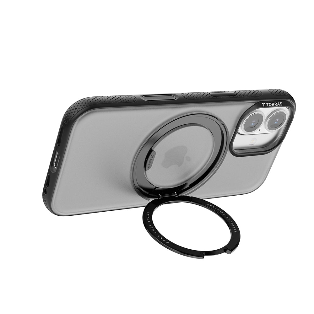 Etui MagSafe dla Apple iPhone 17, Torras, Ostand R Fitness, Czarne