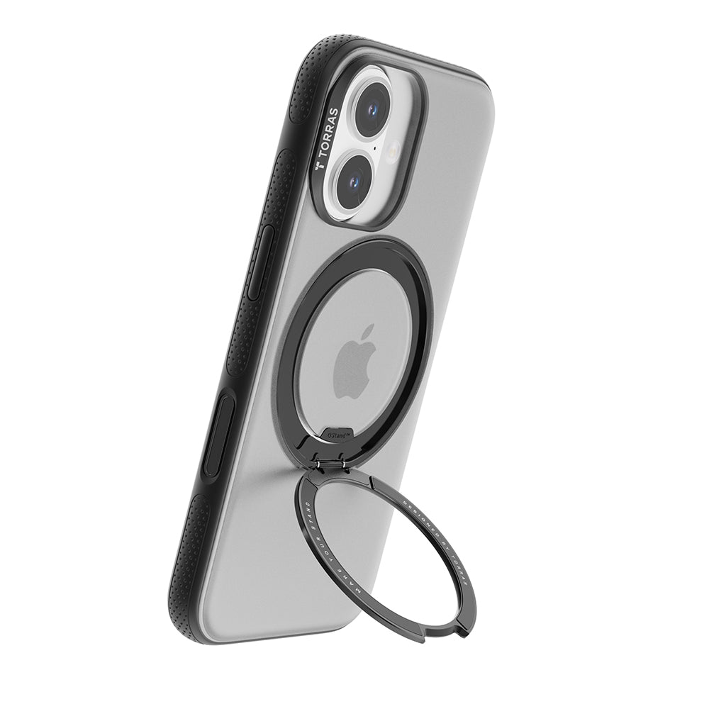 Etui MagSafe dla Apple iPhone 17, Torras, Ostand R Fitness, Czarne