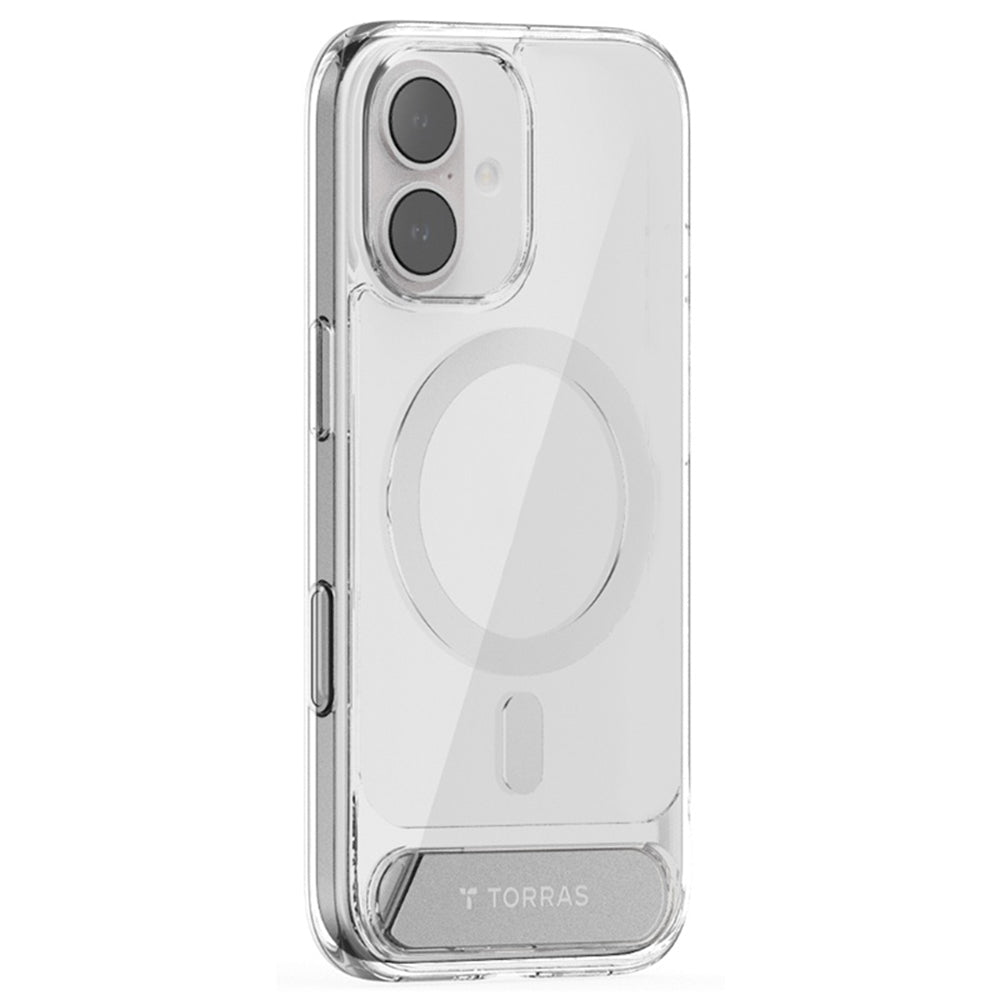 Etui MagSafe dla Apple iPhone 17, Torras, Pstand, Przezroczyste