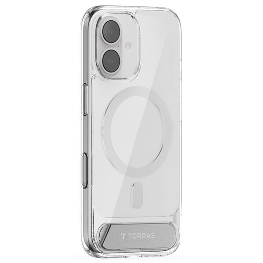 Etui MagSafe dla Apple iPhone 17, Torras, Pstand, Przezroczyste