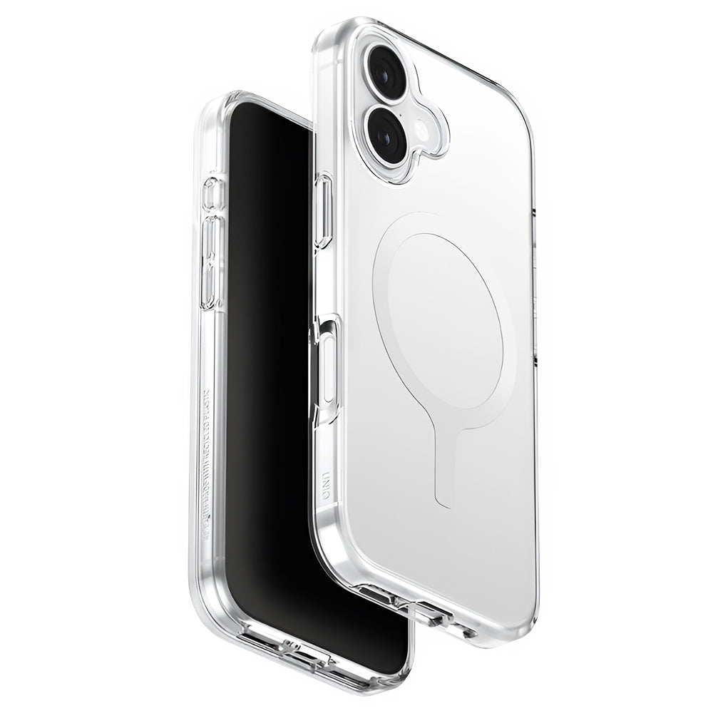 Etui MagSafe dla Apple iPhone 17, UNIQ, Clario MagClick, Przezroczyste