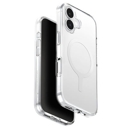 Etui MagSafe dla Apple iPhone 17, UNIQ, Clario MagClick, Przezroczyste