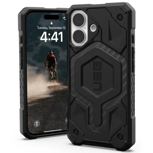 Etui MagSafe dla Apple iPhone 17, Urban Armor Gear, Monarch Pro Carbon, Czarne