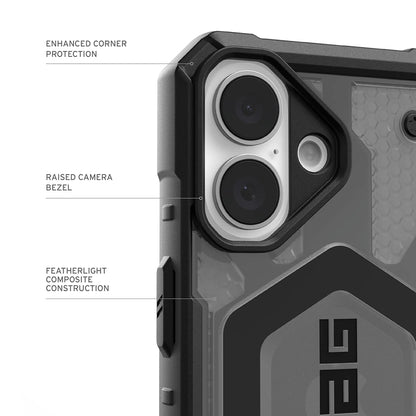 Etui MagSafe dla Apple iPhone 17, Urban Armor Gear, Pathfinder Clear, Szare