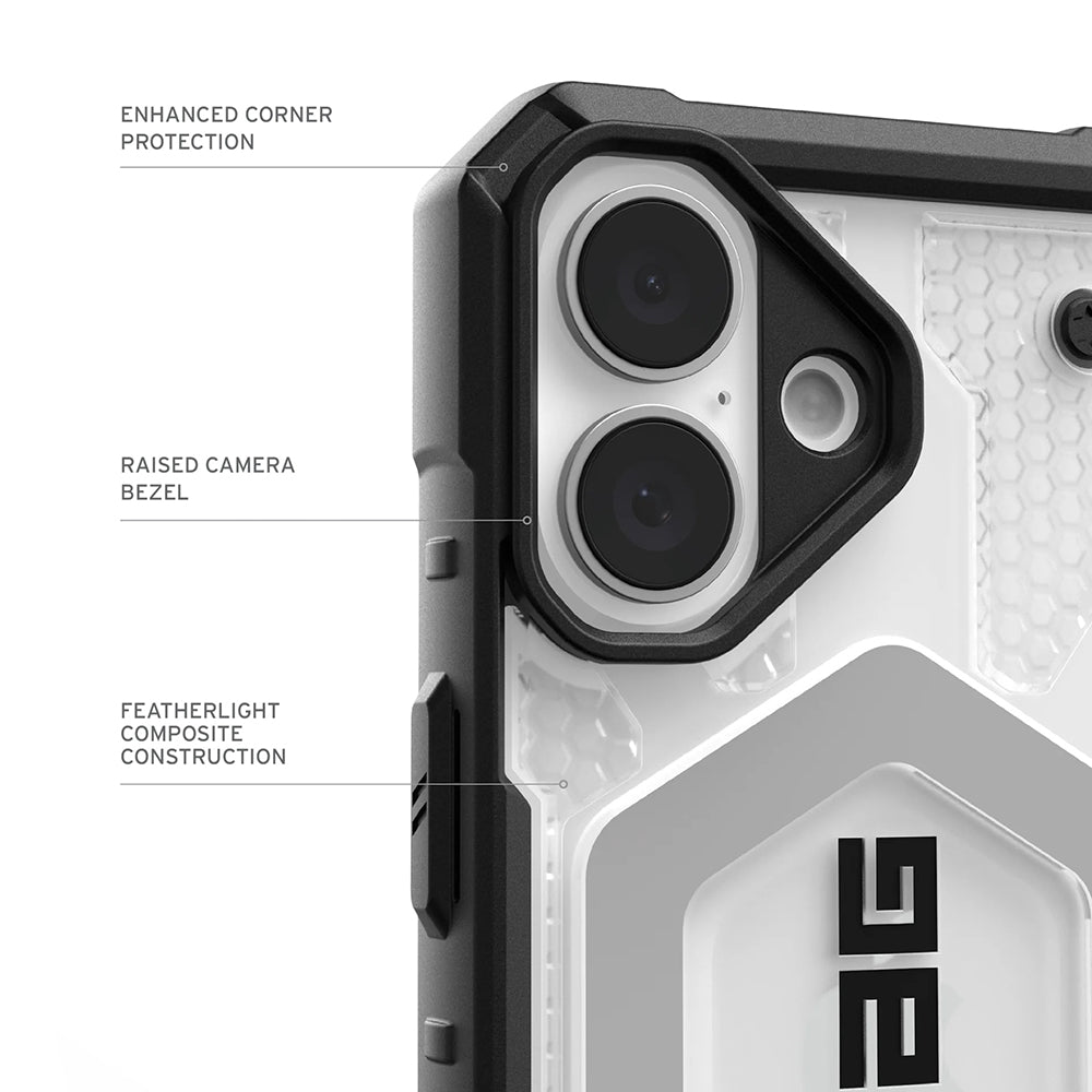 Etui MagSafe dla Apple iPhone 17, Urban Armor Gear, Pathfinder Clear, Przezroczyste