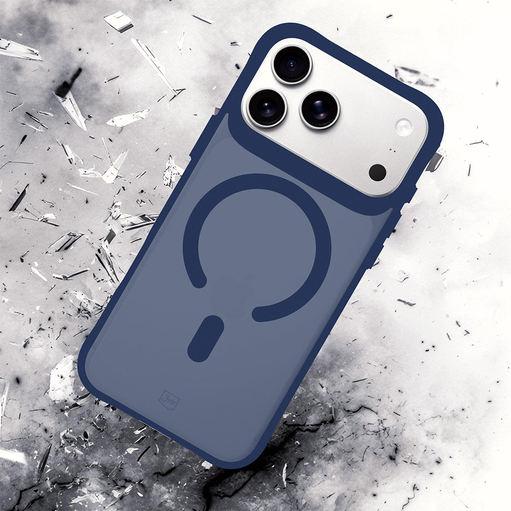 MagSafe Case for Apple iPhone 18 Pro / 17 Pro, 3MK, Smoke MagCase, Blue