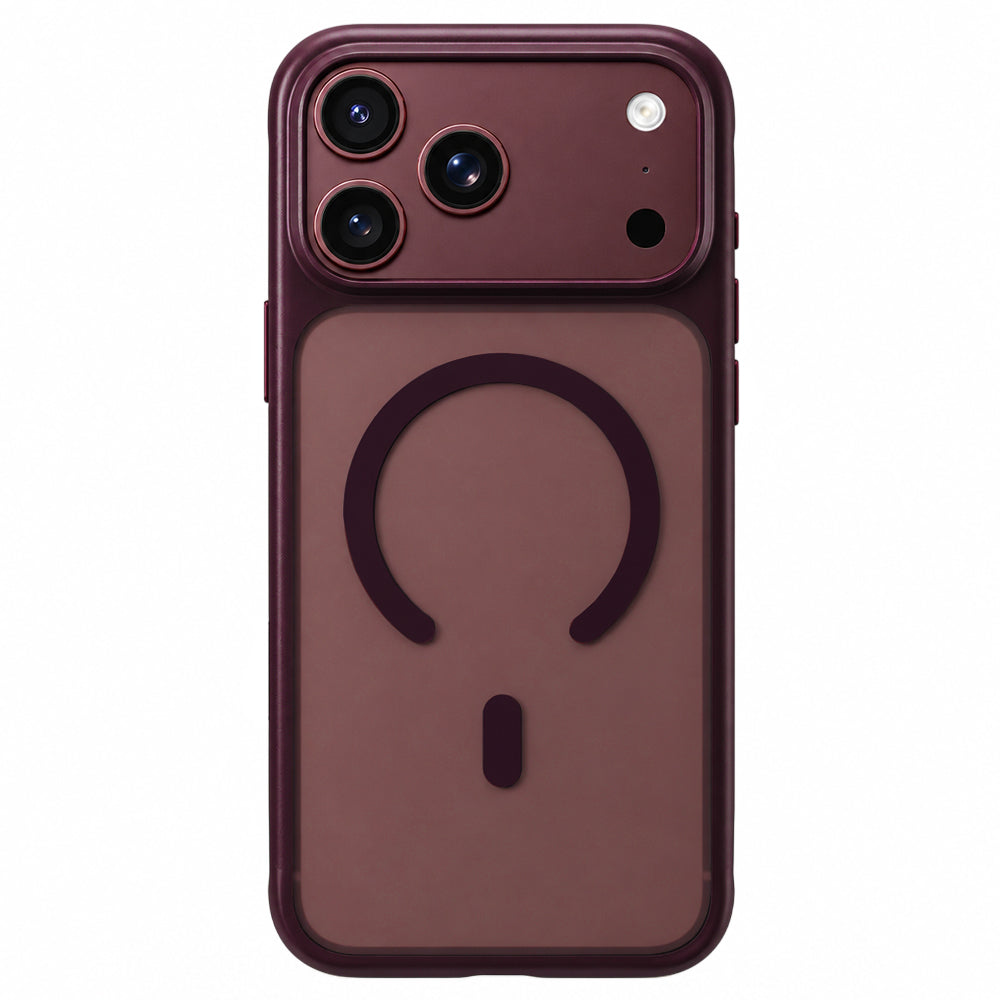 Etui MagSafe do Apple iPhone 18 Pro / 17 Pro, Blueo, APE Anti-Drop, bordowe