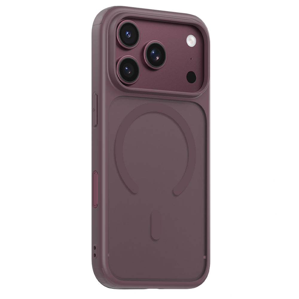 Etui MagSafe do Apple iPhone 18 Pro / 17 Pro, Blueo, APE Anti-Drop, bordowe