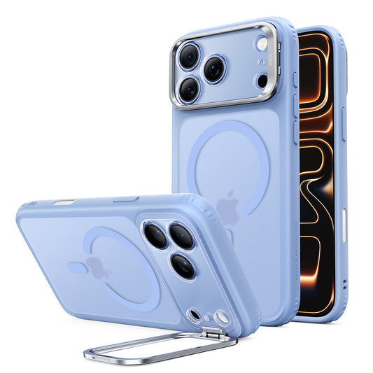 Etui MagSafe do Apple iPhone 18 Pro / 17 Pro, ESR, Classic Hybrid Kickstand, Niebieski Satynowy