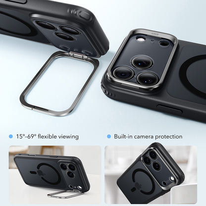 Etui MagSafe do Apple iPhone 18 Pro / 17 Pro, ESR, Classic Hybrid Kickstand, Czarna Satynowa