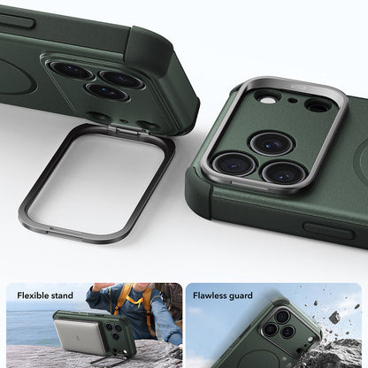 Etui MagSafe do Apple iPhone 18 Pro / 17 Pro, ESR, Cyber Armor Kickstand, Zielony