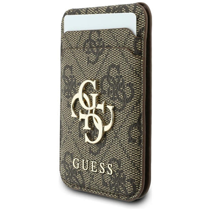 Etui MagSafe do Apple iPhone 18 Pro / 17 Pro, Guess, 4G Cardslot, brązowy