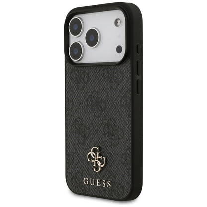 Etui MagSafe do Apple iPhone 18 Pro / 17 Pro, Guess, 4G Small and Classic Logo, czarne