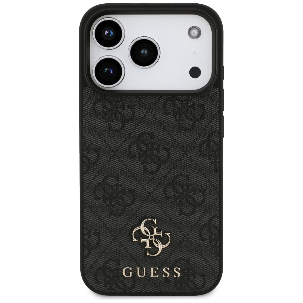 Etui MagSafe do Apple iPhone 18 Pro / 17 Pro, Guess, 4G Small and Classic Logo, czarne