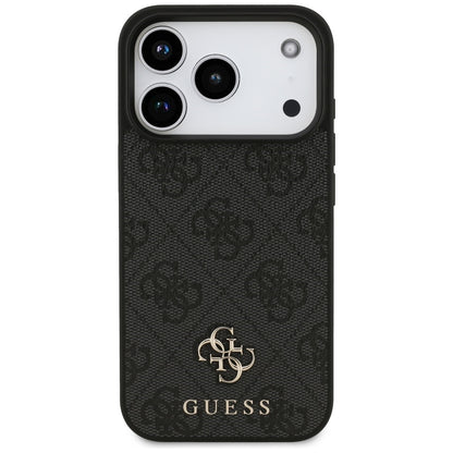 Etui MagSafe do Apple iPhone 18 Pro / 17 Pro, Guess, 4G Small and Classic Logo, czarne