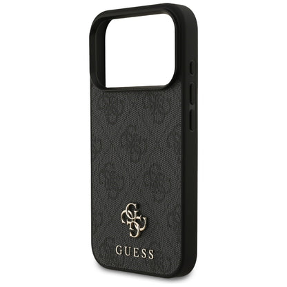 Etui MagSafe do Apple iPhone 18 Pro / 17 Pro, Guess, 4G Small and Classic Logo, czarne