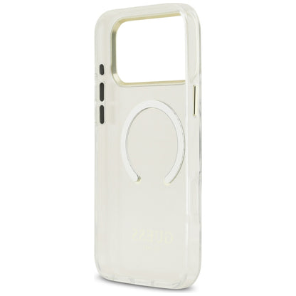 Etui MagSafe do Apple iPhone 18 Pro / 17 Pro, Guess, Metal Outline, Złote