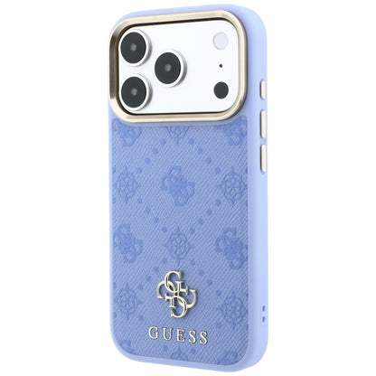 Etui MagSafe do Apple iPhone 18 Pro / 17 Pro, Guess, Peony 4G Small Logo, Bleu