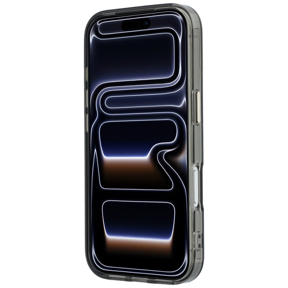Etui MagSafe do Apple iPhone 18 Pro / 17 Pro, Guess, Ring Stand Script Metal Logo, Czarny