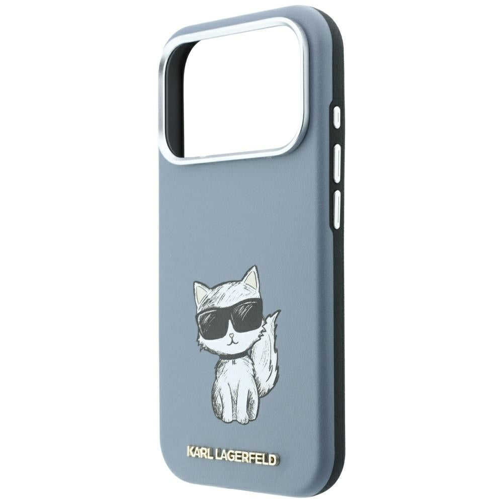 Etui MagSafe do Apple iPhone 18 Pro / 17 Pro, Karl Lagerfeld, Choupette Sketch, Bleu
