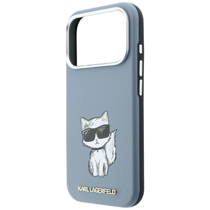 Etui MagSafe do Apple iPhone 18 Pro / 17 Pro, Karl Lagerfeld, Choupette Sketch, Bleu