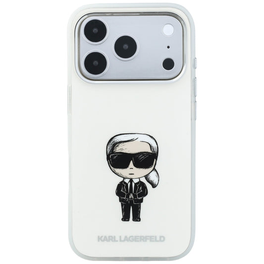 Etui MagSafe do Apple iPhone 18 Pro / 17 Pro, Karl Lagerfeld, HC IML Ikonik Sketch Print, Beżowe