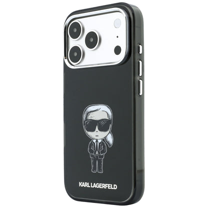 Etui MagSafe do Apple iPhone 18 Pro / 17 Pro, Karl Lagerfeld, HC IML Ikonik Sketch Print, Czarny