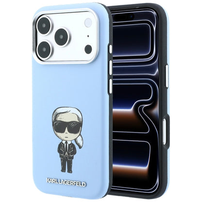 Etui MagSafe do Apple iPhone 18 Pro / 17 Pro, Karl Lagerfeld, Ikonik Sketch, Niebieskie