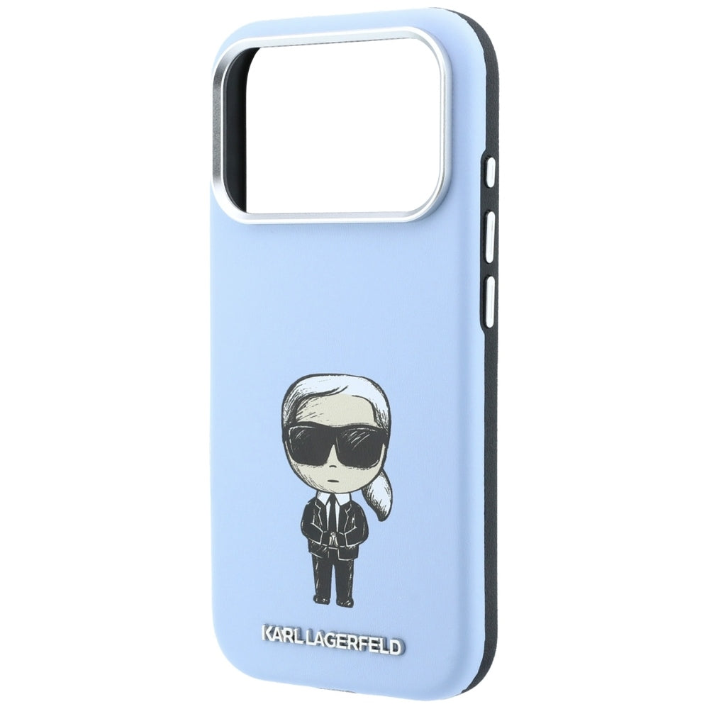Etui MagSafe do Apple iPhone 18 Pro / 17 Pro, Karl Lagerfeld, Ikonik Sketch, Niebieskie