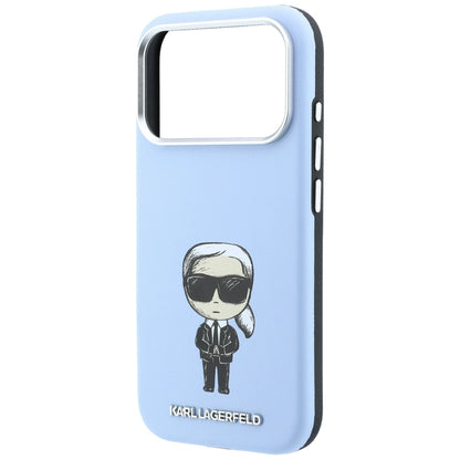 Etui MagSafe do Apple iPhone 18 Pro / 17 Pro, Karl Lagerfeld, Ikonik Sketch, Niebieskie
