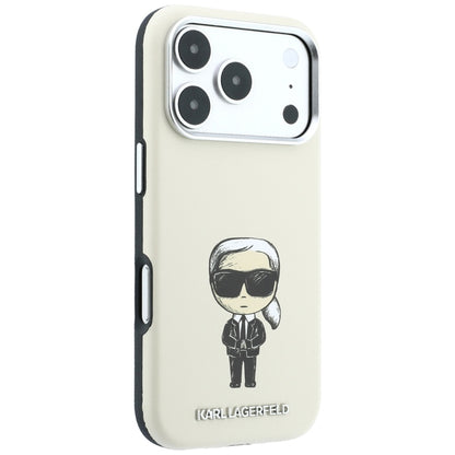 MagSafe Case for Apple iPhone 18 Pro / 17 Pro, Karl Lagerfeld, Ikonik Sketch, Beige
