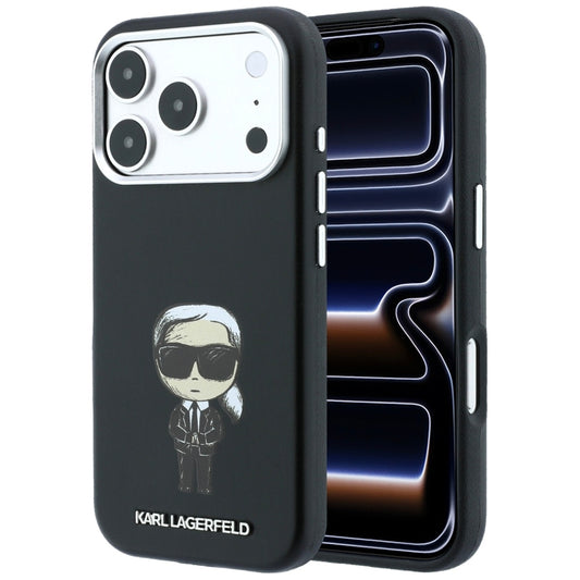 Etui MagSafe do Apple iPhone 18 Pro / 17 Pro, Karl Lagerfeld, Ikonik Sketch, Czarny