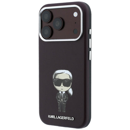 Etui MagSafe do Apple iPhone 18 Pro / 17 Pro, Karl Lagerfeld, Ikonik Sketch, Wiśniowy